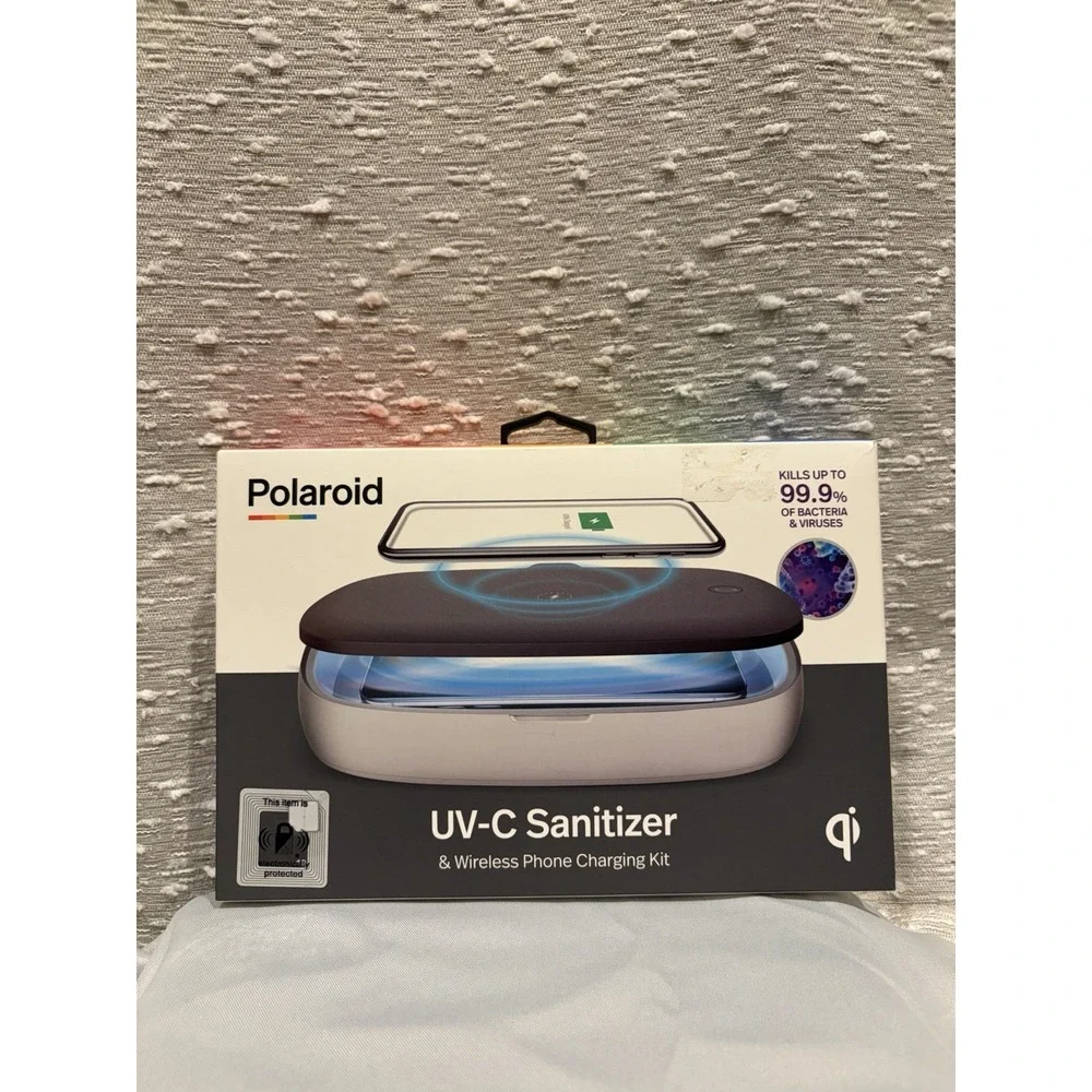 Polaroid ImUV-C Sanitizer & Wireless Phone Charging‎ Kit New Open Box
